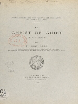 cover image of Le Christ de Guiry du XIIe siècle
